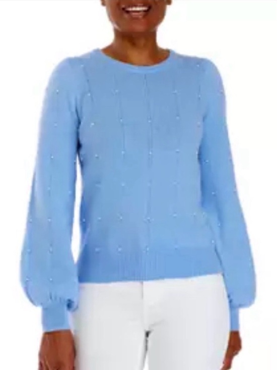 Lilly Pulitzer Sweaters - Lilly Pulitzer Geraldine Blue Pearl Sweater Size: XS